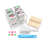 Stainless,Steel,Popsicle,Mould,Lolly,Cream,Stick,Holder,Molds