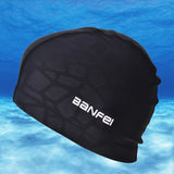 Oversized,Nylon,Spandex,Waterproof,Swimming,Women,Letter,Print,Earmuffs,Beanie