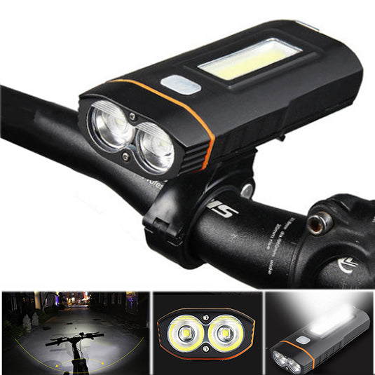 XANES,1000LM,Headlight,Rechargeable,Front,Light,Phone,Charging,Power