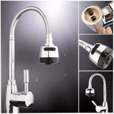 Chrome,Kitchen,Faucet,Rotate,Spout,Basin,Bathroom,Water,Mixer