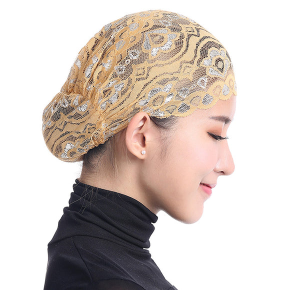 Women,Muslim,Shiny,Coverings,Headscarf,Islamic,HeadWear,Scarf,Hijab,Undercaps