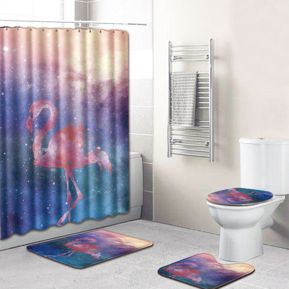 Starry,Printed,Bathroom,Polyester,Shower,Curtain,Toilet,Cover