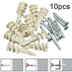 10Pcs,Nylon,Plate,Board,Cavity,Fixing,Speed,Anchor,Screws