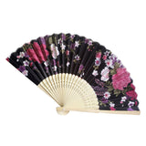 Summer,Vintage,Bamboo,Folding,Flower,Chinese,Dance,Party,Pocket