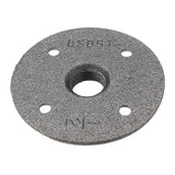 Malleable,Floor,Flange,Plates,Holes,Black,Pipes,Fittings,Industrial,Furniture,Mount,Decor"
