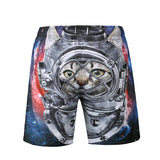 S5266,Beach,Shorts,Board,Shorts,Astronaut,Space,Printing,Drying,Waterproof,Elasticity