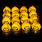 Halloween,Ghost,Pumpkin,Colorful,String,Lights,Garden,Courtyard,Haunted,House,Holiday,Decoration
