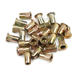 165PCS,Mixed,Carbon,Steel,Plated,Threaded,Insert