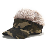 Camouflage,Synthetic,Hairpiece,Peaked,Toupee,Fishing,Hunting,Tactical