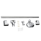 Stainless,Steel,Adjustable,Riser,Shower,Stand,Stand,Shower,Towel,Holder,610mm