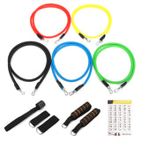 11PCS,Multifunctional,Resistance,Bands,Fitness,Stretch,Training,Elastic