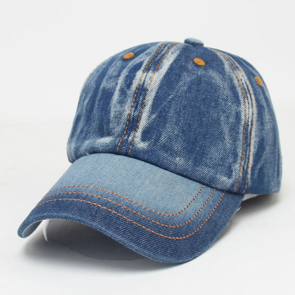 Women,Vintage,Denim,Baseball,Casual,Outdoor,Visor,Snapback