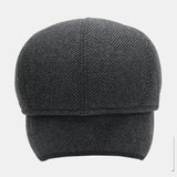 Men's,Woolen,Padded,Beret,Casual,Outdoor,Visor,Forward