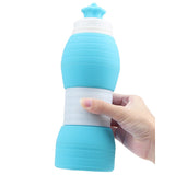 IPRee,600ML,Silicone,Folding,Portable,Retractable,Telescopic,Water,Bottle,Outdoor,Travel,Sports