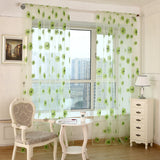 Honana,Flower,Voile,Curtain,Transparent,Panel,Window,Divider,Sheer,Curtain,Decor