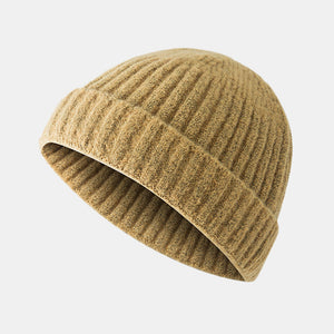 Knitted,Solid,French,Brimless,Retro,Skullcap,Sailor