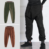 Cargo,Pants,Men's,Elastic,Waist,Loose,Slacks,Joggers,Harem,Pants