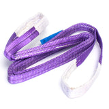 Purple,Double,Layer,Lifting,Sling,Tension,Bearing,Polyester,Sling,Strap