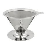 Stainless,Steel,Coffee,Dripper,Paperless,Reusable,Double,Layer,Coffee,Maker,Filter