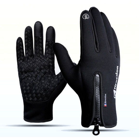 1Pair,Touch,Screen,Gloves,Winter,Sport,Skiing,Gloves,Zipper,Thermal,Windproof,Tactical,Glove