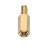 Suleve,M3BH3,100Pcs,Brass,Standoffs,Support,Spacer,Pillar,Board