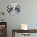 Luminous,Clock,Number,Quartz,Hanging,Clocks,Bedroom,Decor
