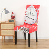 Chair,Covers,Christmas,Printed,Elastic,Dining,Protector,Cover,Wedding,Party,Decoration