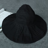 Summer,Women's,Outdoor,Protection,Folding,Empty,Beach