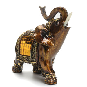 Resin,Elegant,Elephant,Statue,Lucky,Wealth,Figurine,Decoration,Decor