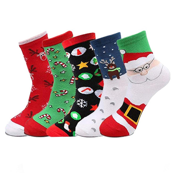 Pairs,Socks,Christmas,Theme,Socks,Sports,Fitness,Slimming,Outdoor,Breathable,Socks