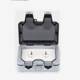 Waterproof,Power,Socket,Double,Standard,Electrical,Outlet,Bathroom,Gardening