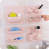 Seamless,Bathroom,Toothbrush,Holder,Shaver,Organizer,Paste,Hanger