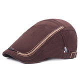 Women,Cotton,Washed,Beret,Fashion,Label,Buckle,Adjustable,Cabbie,Gentleman