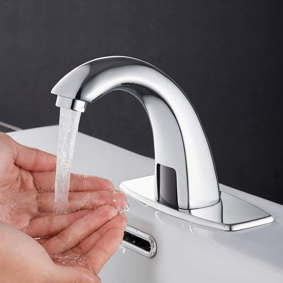 Alloy,Automatic,Infrared,Sensor,Kitchen,Basin,Faucet,Smart,Touchless,Single,Handle,Mount,Controller