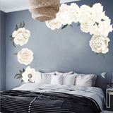Fresh,Peony,Flower,Sticker,Living,Mural,Decal,Decorations