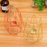 Geometric,Candlestick,Metal,Candle,Holder,Wedding,Decorations,Nordic,Style