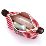 IPRee,Striped,Dumpling,Women,Cosmetic,Folding,Travel,Waterproof,Makeup,Storage,Pouch