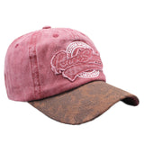 Outdoor,Embroidery,Personalized,Edging,Washed,Denim,Baseball,Sunshade
