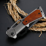 XANES,MDZD104,215mm,Titanium,Plating,Folding,Knife,Outdoor,Emergency,Survival,Tools,Cutter