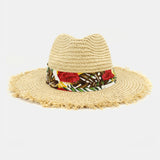 Women,Sunscreen,Travel,Beach,Visor,Natural,Raffia,Straw