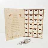 Wooden,Christmas,Calendar,Cabinet,Candy,Drawer,Lockable,Party,Decor,Chocolates,Candy,Stand