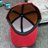 Unisex,Leather,Solid,Color,Light,Plate,Style,Curve,Visor,Baseball