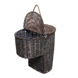 Wicker,Handwoven,Stair,Storage,Basket,Baskets,Container,Carry,Handle