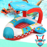 Inflatable,Toddler,Swimming,Plane,Float,Swimming,Canopy