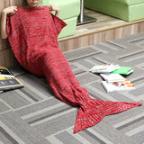 Honana,Knitting,Mermaid,Blankets,Fibers,Office,Sleep