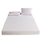 Washable,White,Quilted,Mattress,Covers,Waterproof,Protector,Bands,Bedding,Protective,Cover
