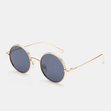 Unisex,Retro,Metal,Round,Shape,Fashion,Protection,Sunglasses