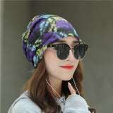 Retro,Floral,Beanie,Chemotherapy,Breathable
