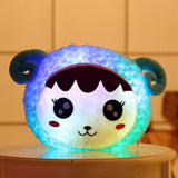 Flashing,Plush,Enoji,Pillow,Stuffed,Light,Sheep,Luminous,Pillow,Colorful,Animal