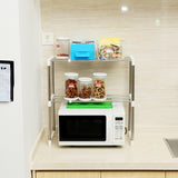 Layers,Microwave,Stainless,Steel,Kitchen,Storage,Shelf,Container,Kitchen,Storage